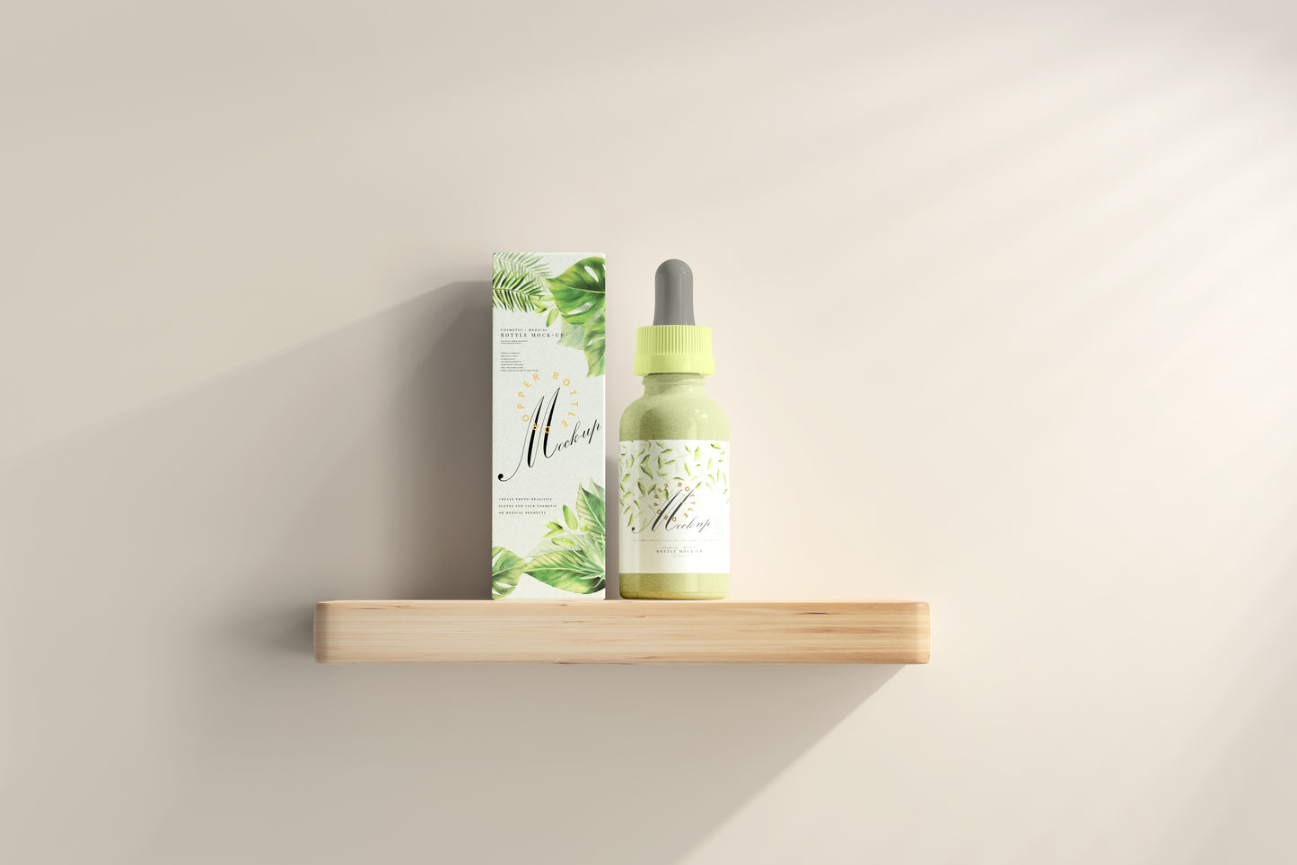 Plastic Dropper Bottle Mockup