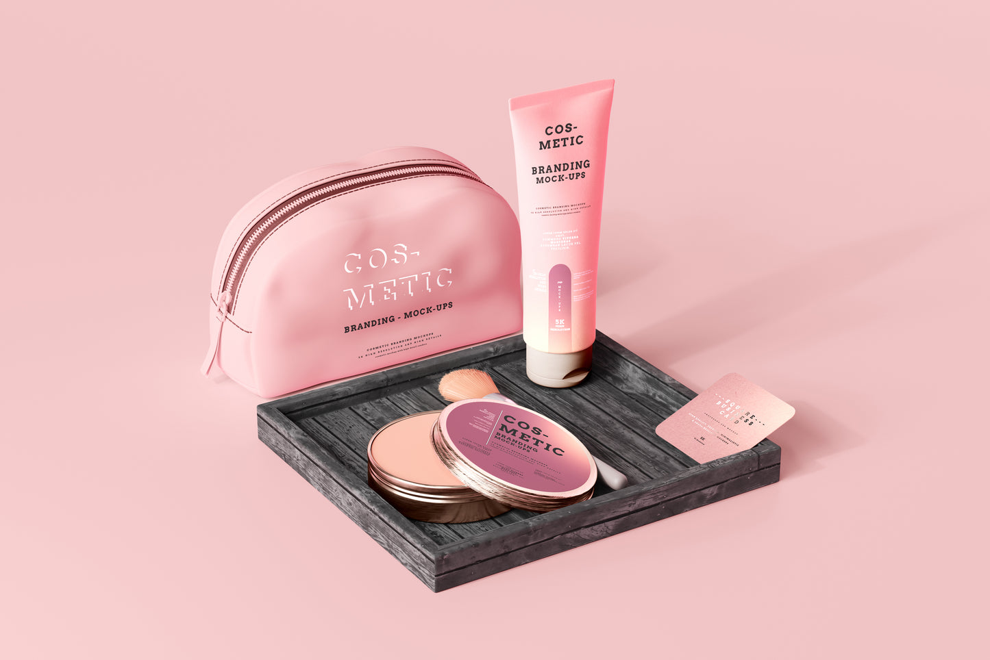 101 Cosmetic Branding Mockup Scenes