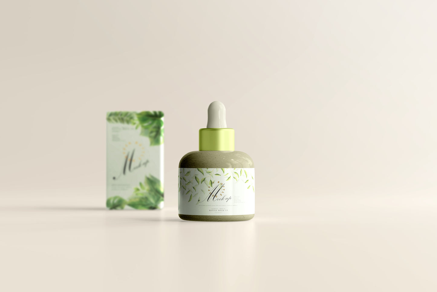 Plastic Dropper Bottle Mockup