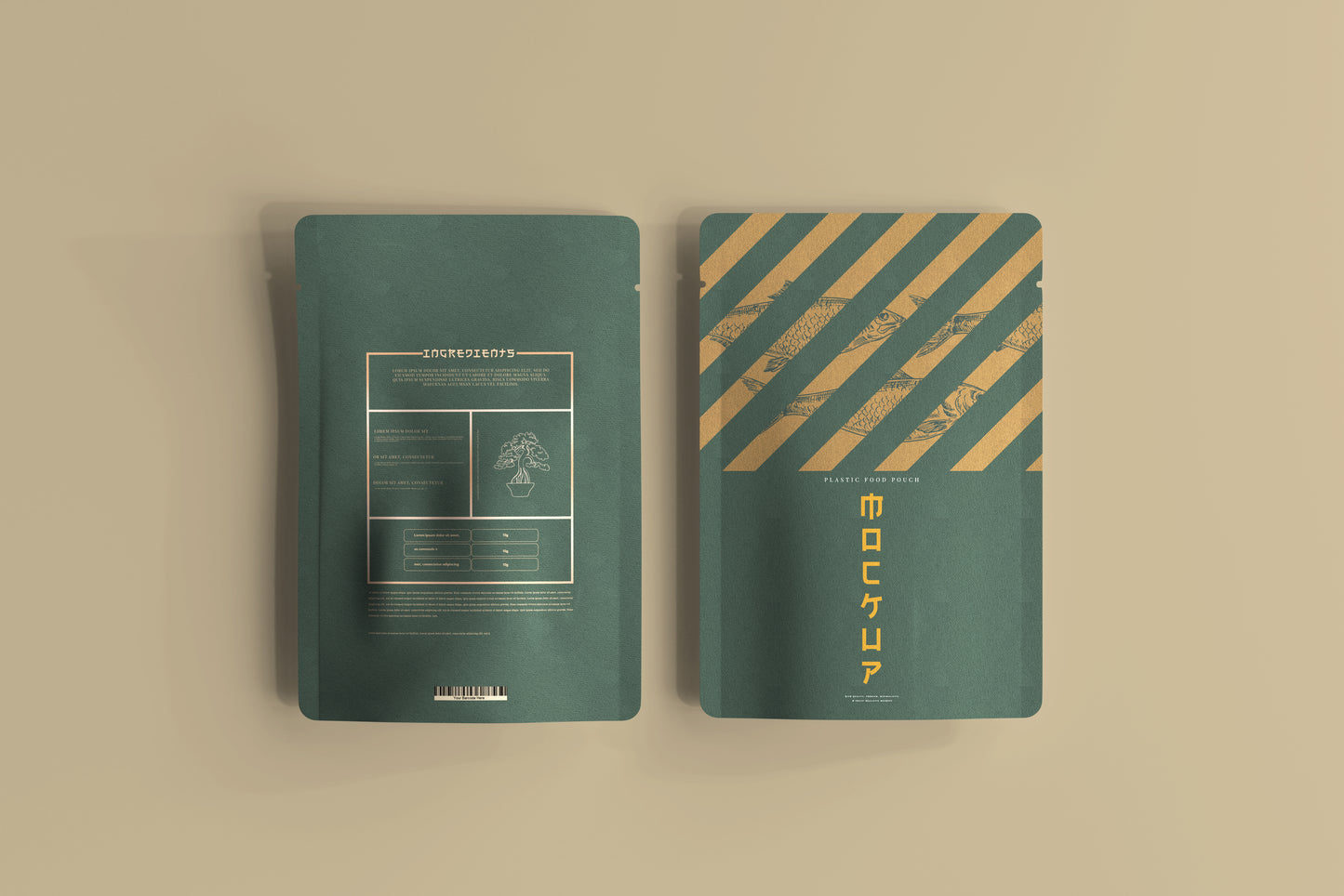 Plastic Pouch Mockup