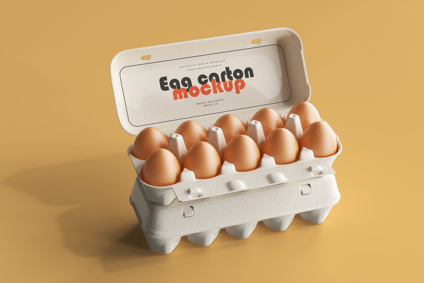 Egg Carton Mockup