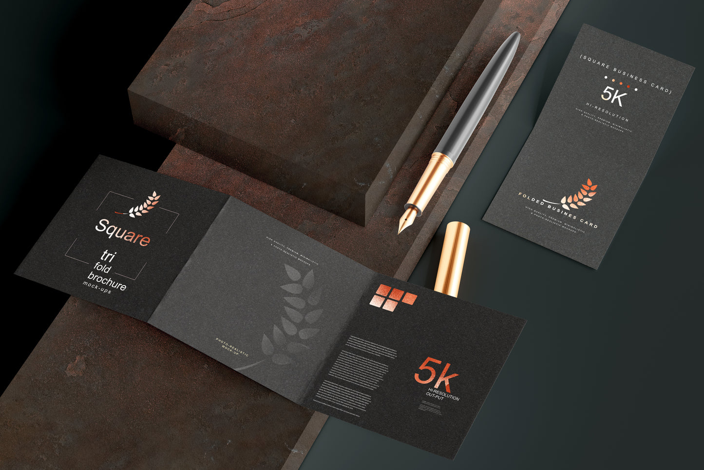 Stationery Branding Mockup Scenes