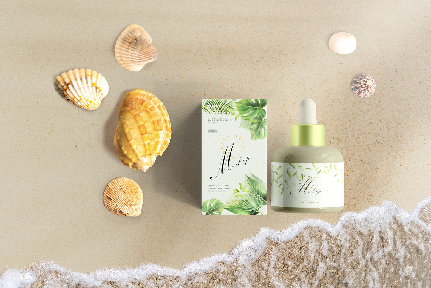 Plastic Dropper Bottle Mockup