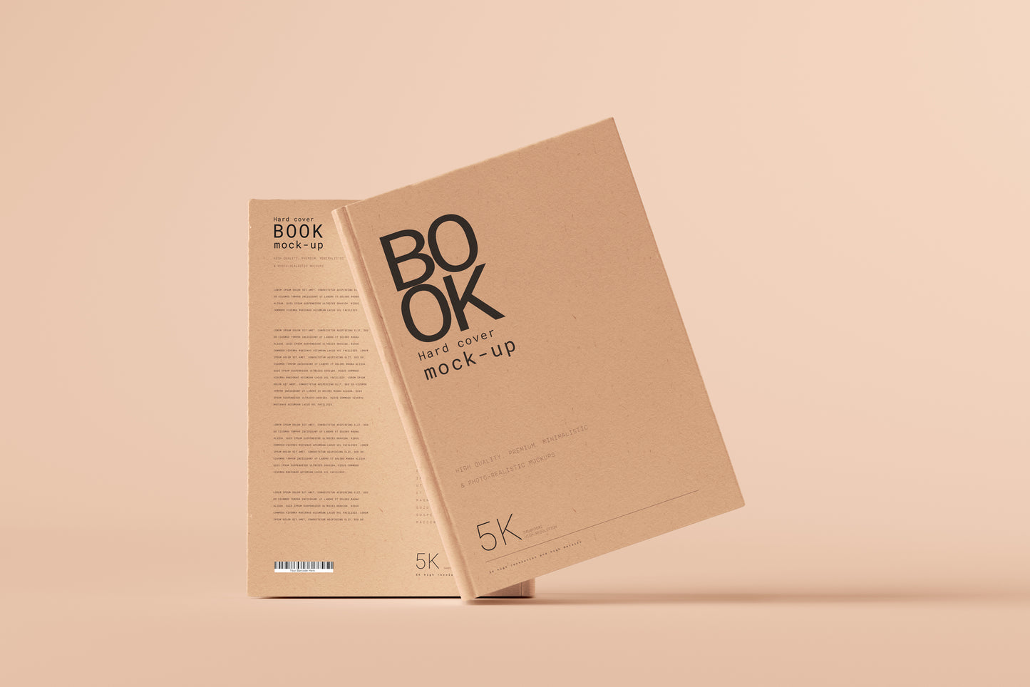 Hard Cover Book Mockups