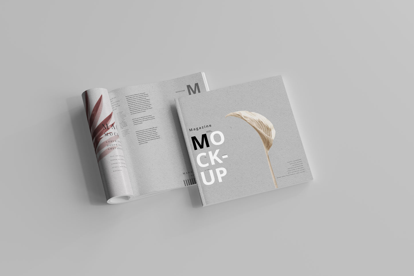 Square Magazine Mockups