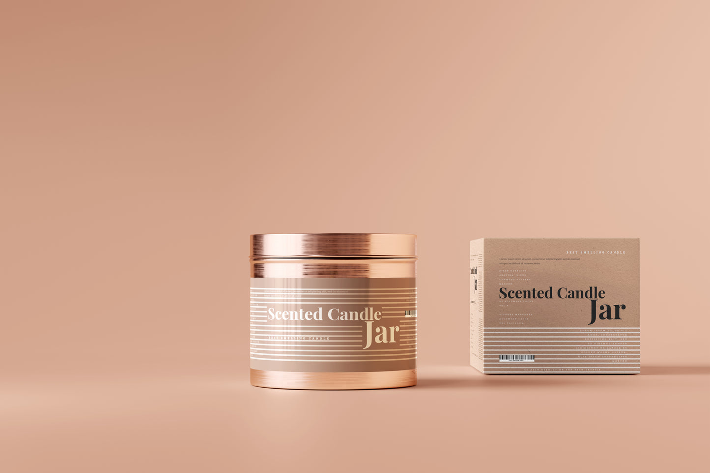 Aluminum Candle Jar Mockups
