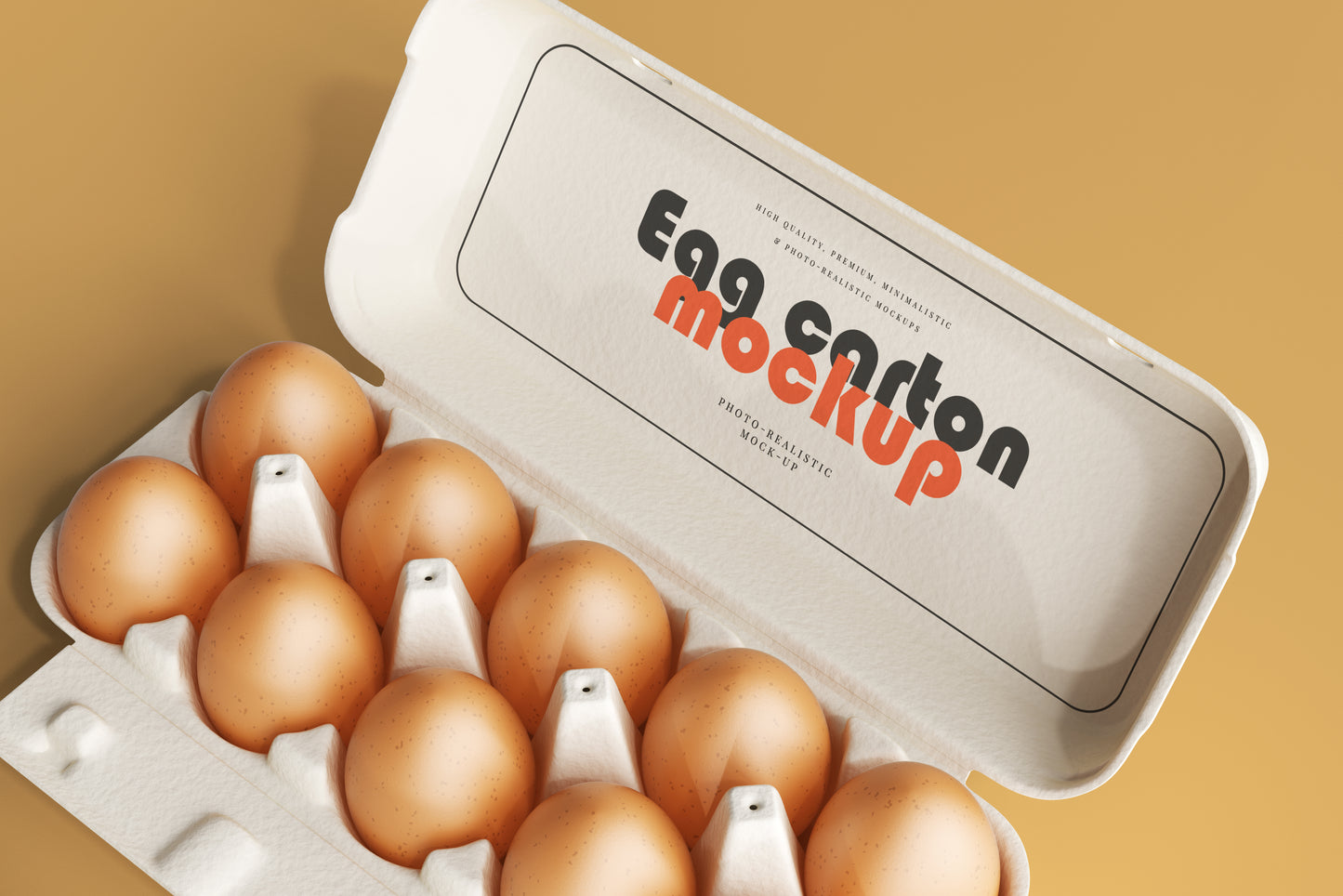 Egg Carton Mockup