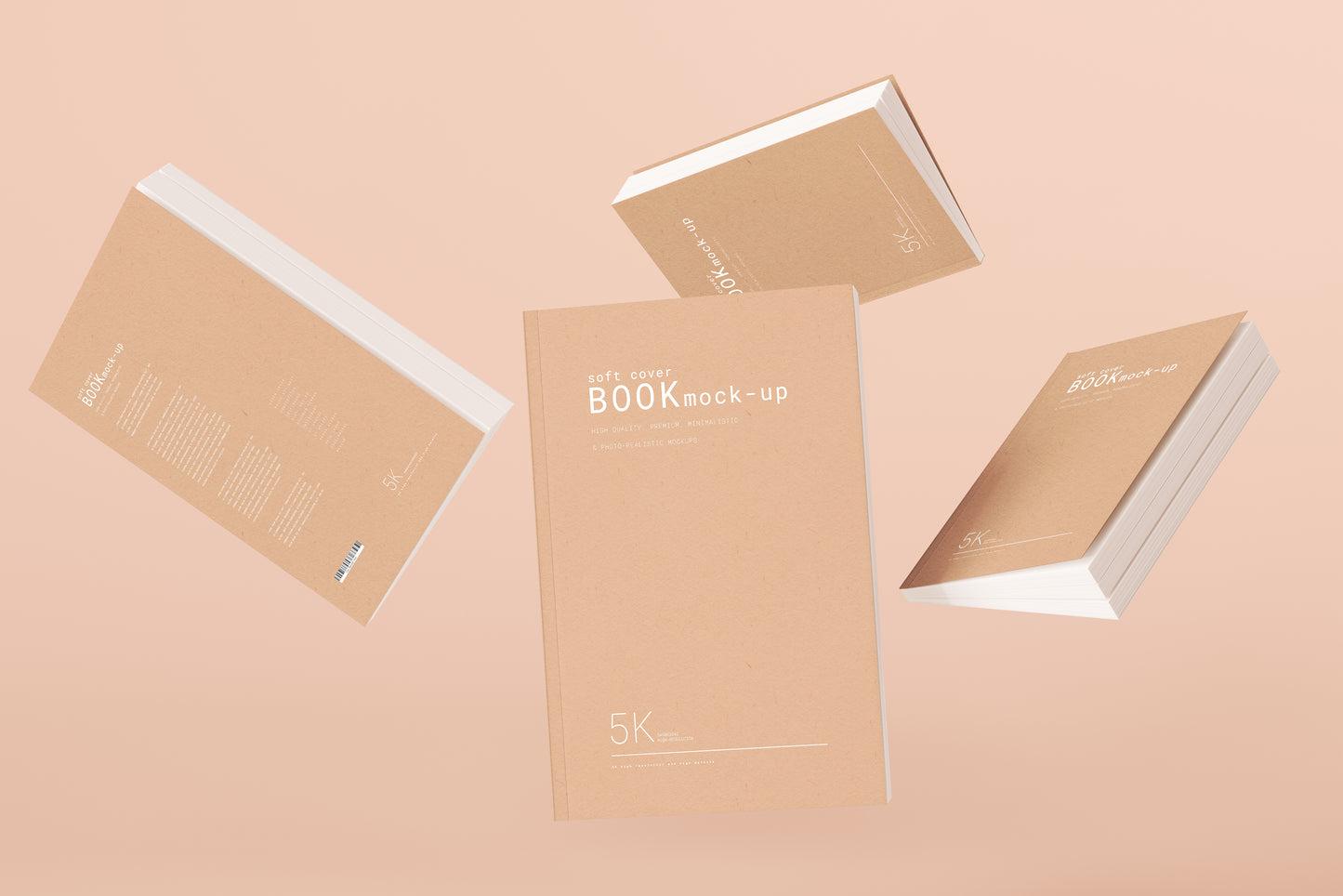 Soft Cover Book Mockups