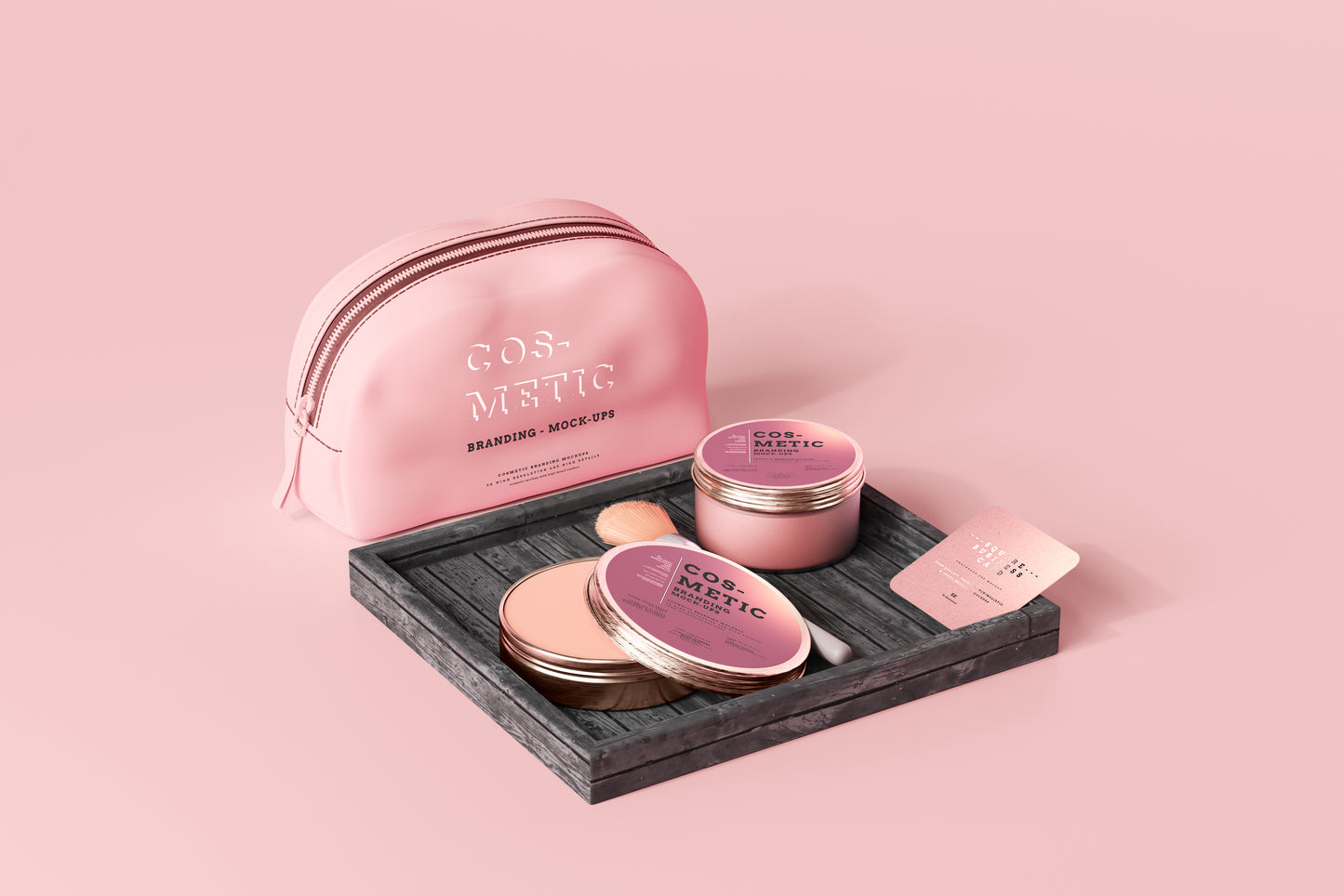 101 Cosmetic Branding Mockup Scenes