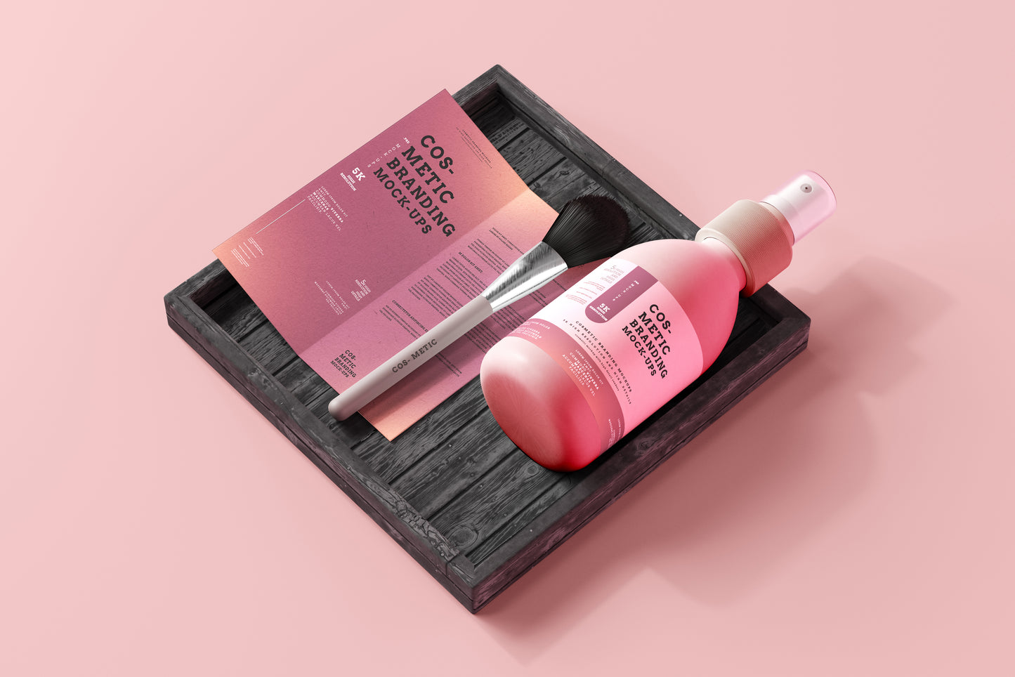 101 Cosmetic Branding Mockup Scenes
