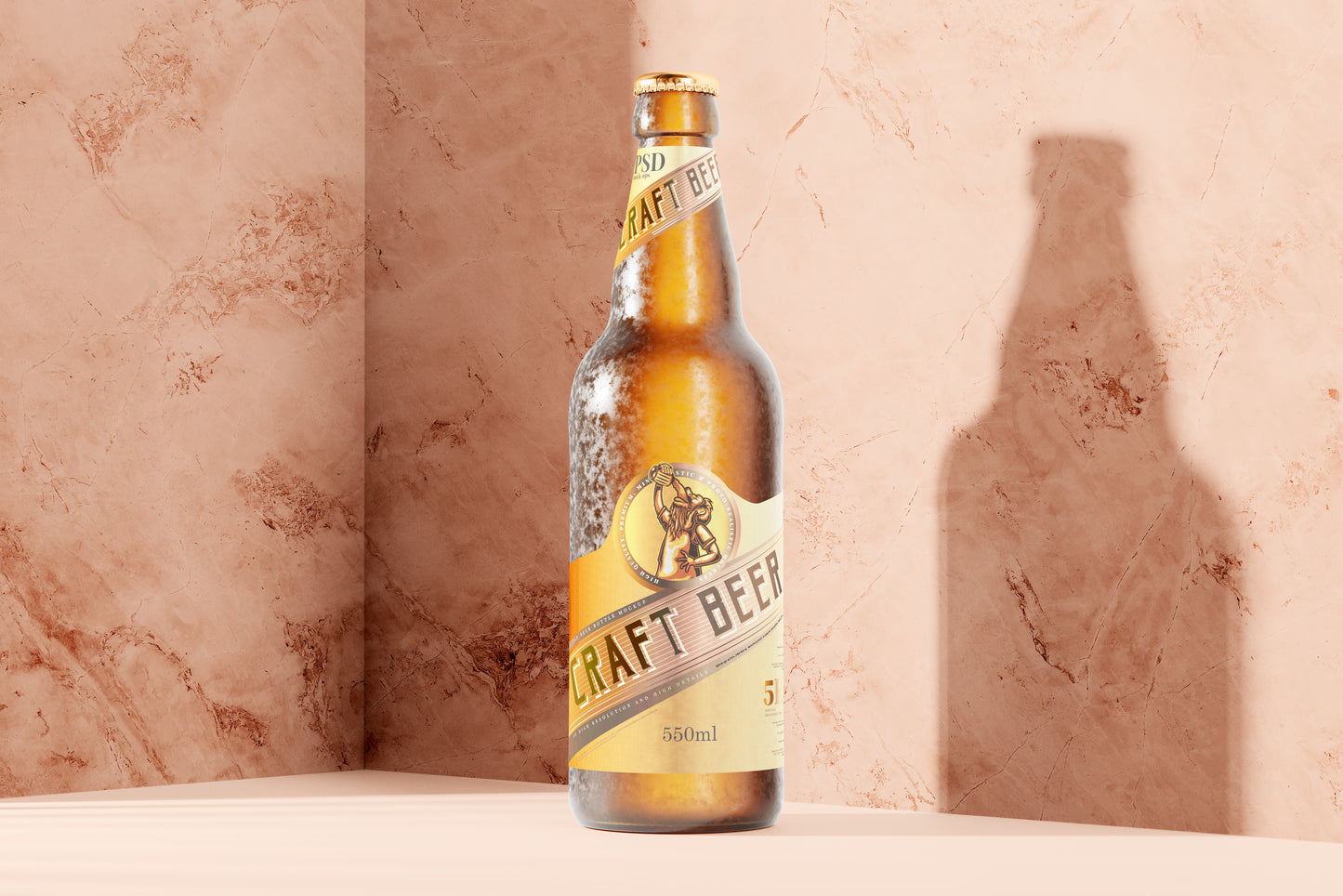 Cold Beer Bottle Mockups