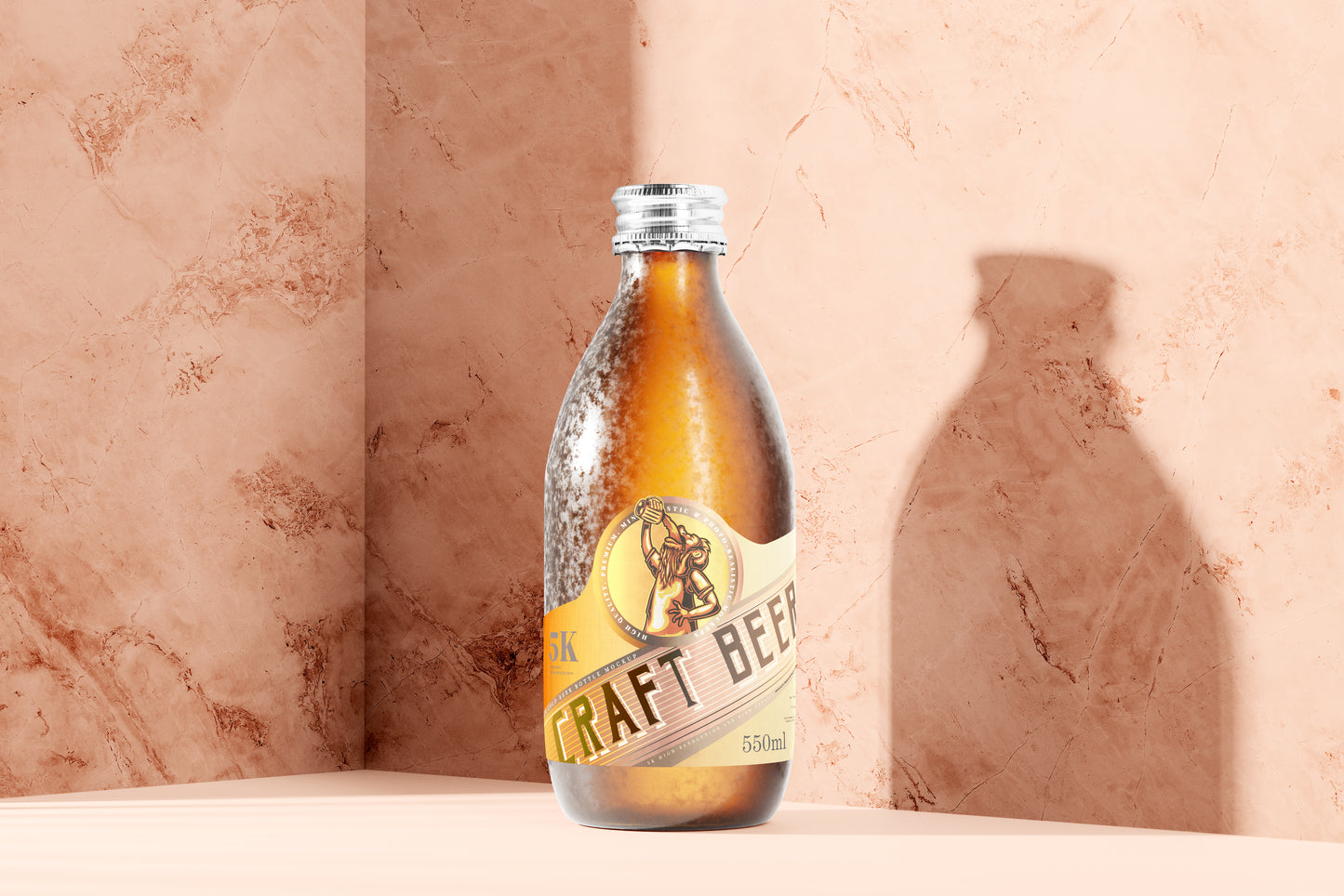 Cold Beer Bottle Mockups
