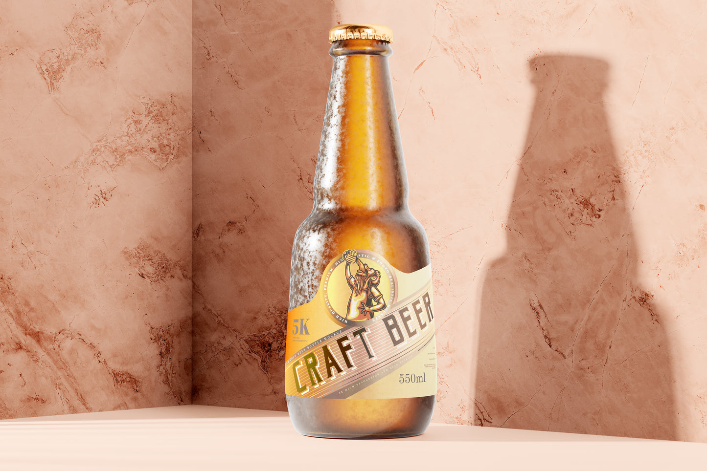 Cold Beer Bottle Mockups