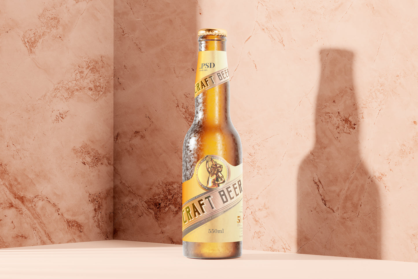 Cold Beer Bottle Mockups