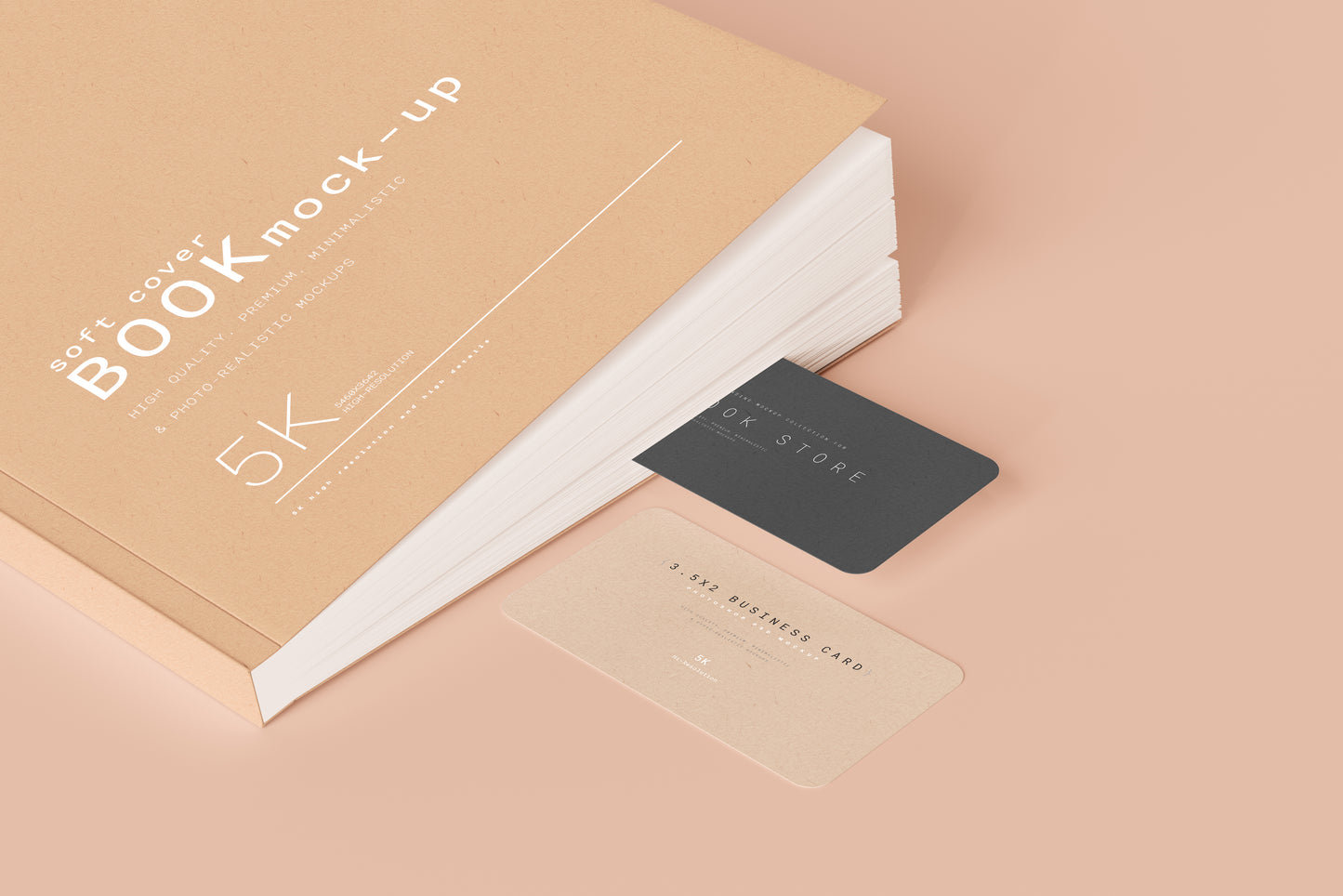 Soft Cover Book Mockups