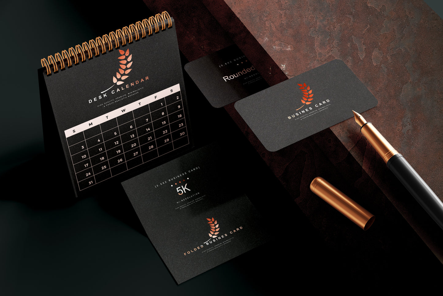 Stationery Branding Mockup Scenes