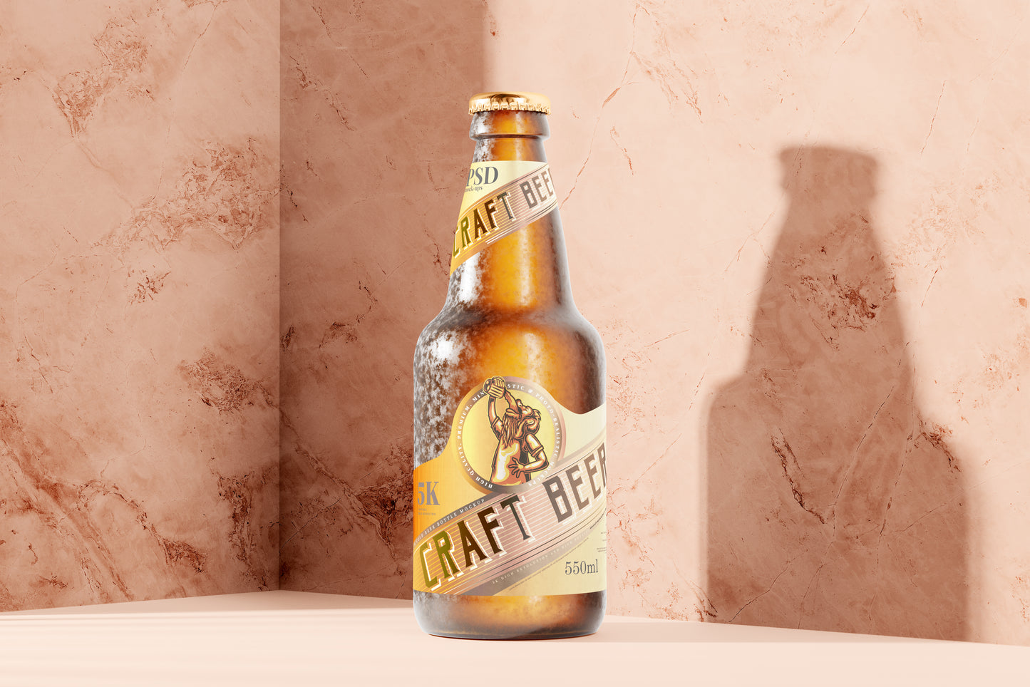Cold Beer Bottle Mockups