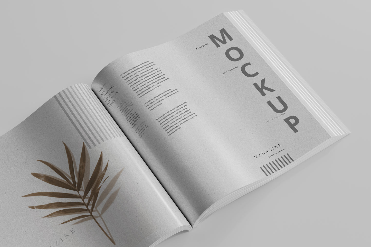Square Magazine Mockups