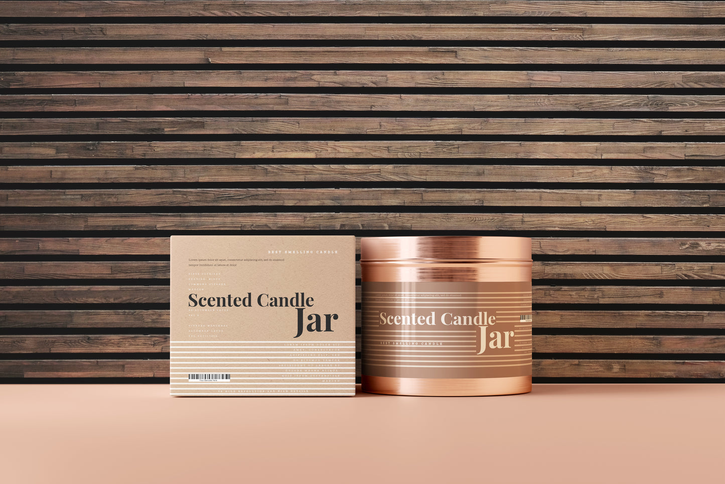 Aluminum Candle Jar Mockups