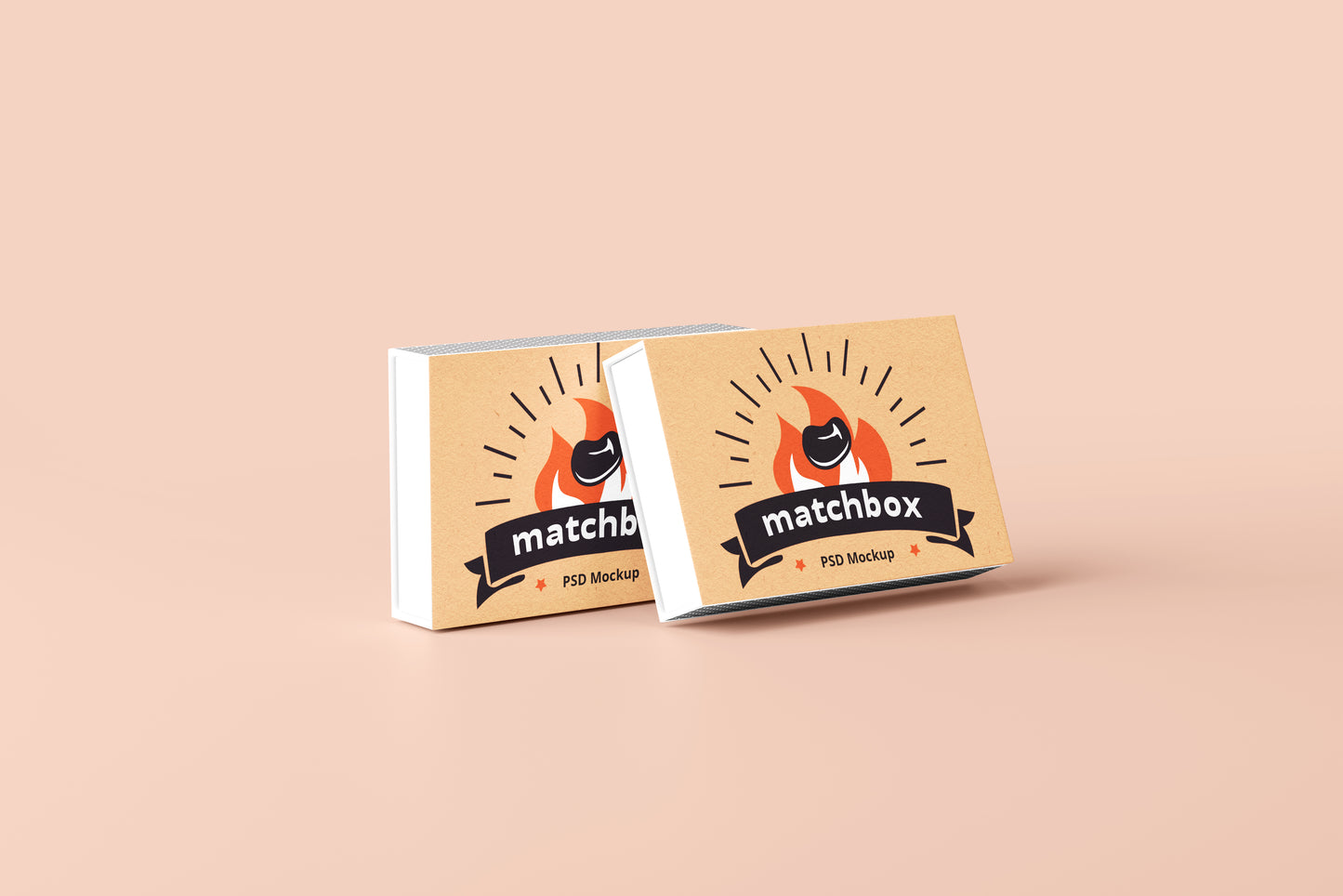 Paper Matchbox & Matchbook Mockups