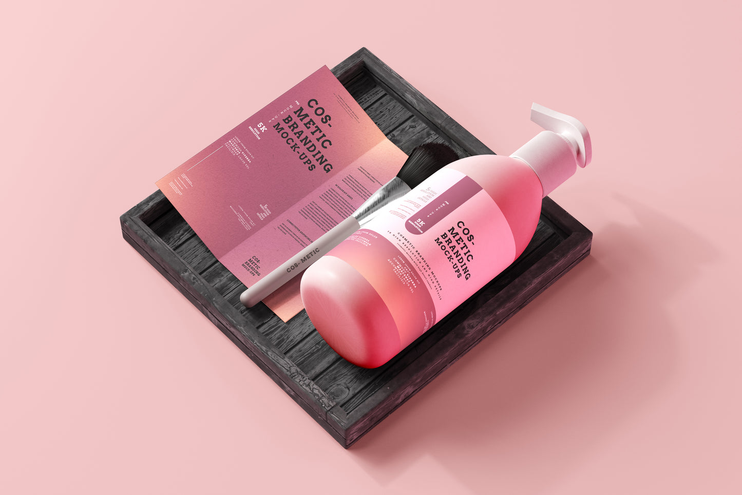 101 Cosmetic Branding Mockup Scenes