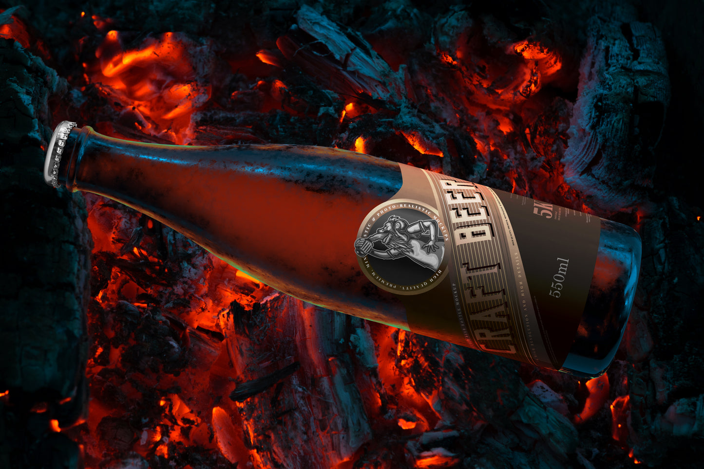 Cold Beer Bottle Mockups