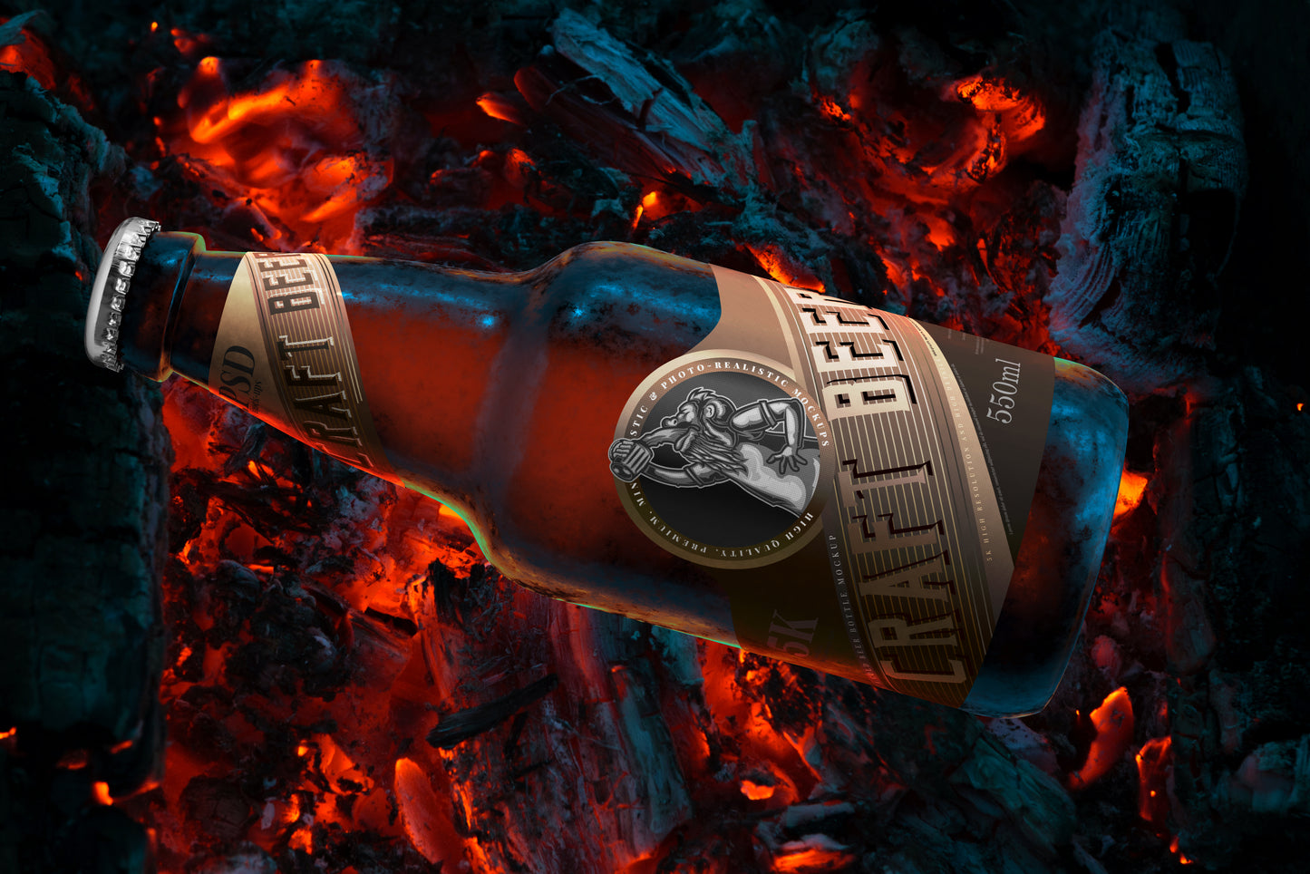 Cold Beer Bottle Mockups