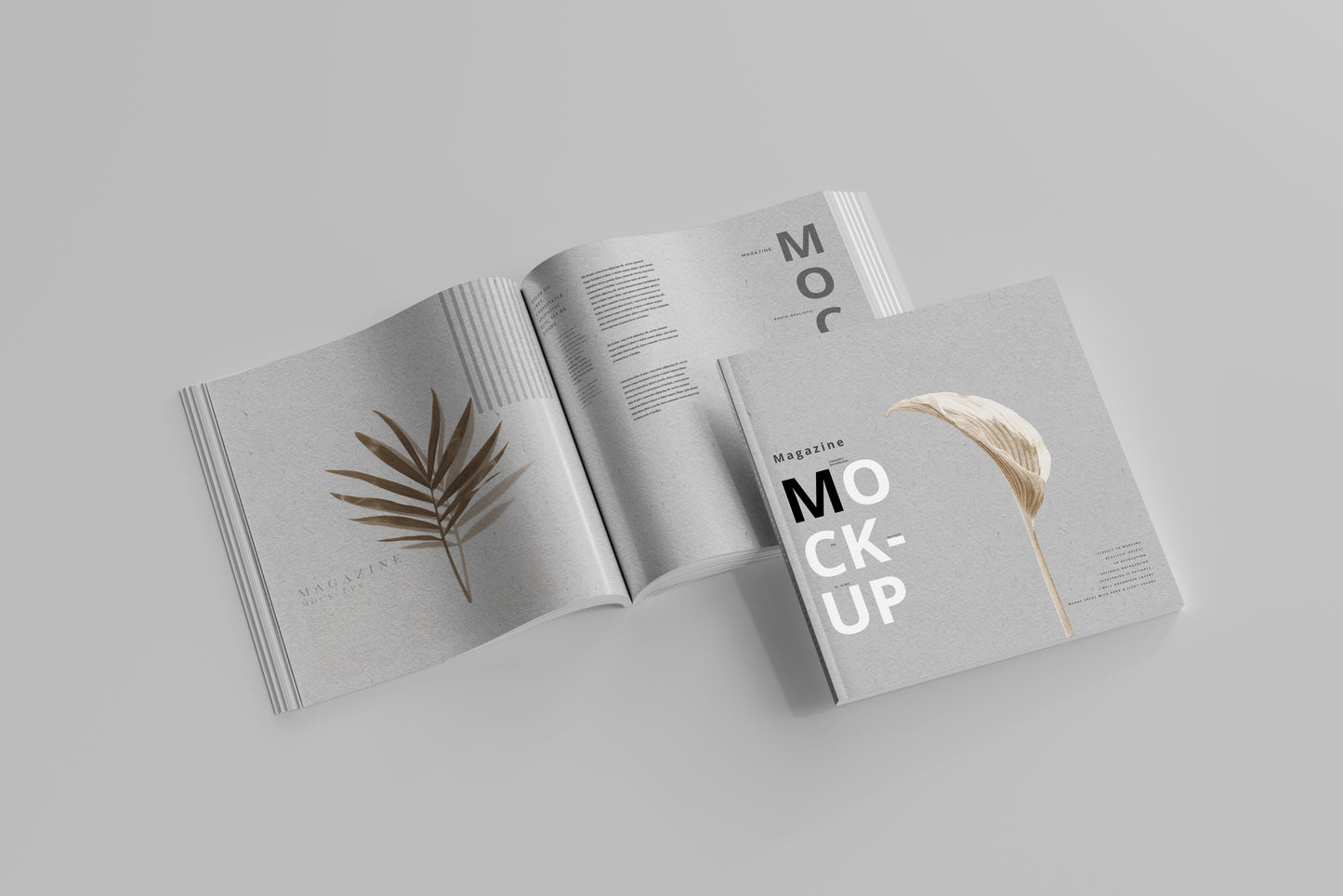 Square Magazine Mockups