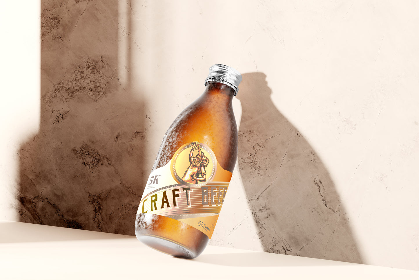 Cold Beer Bottle Mockups