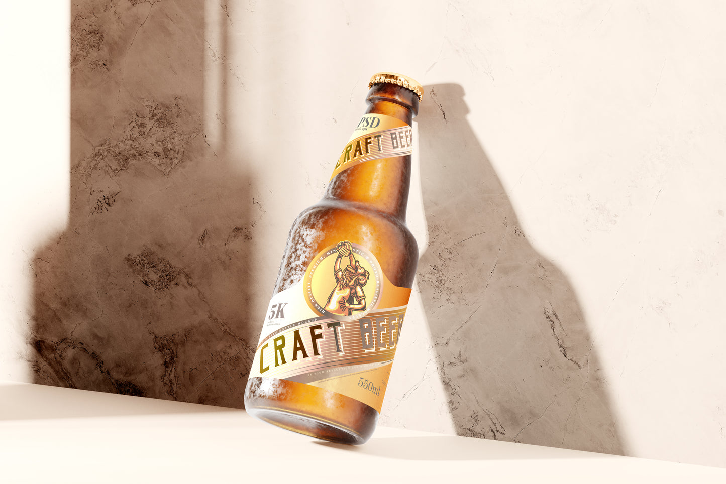 Cold Beer Bottle Mockups
