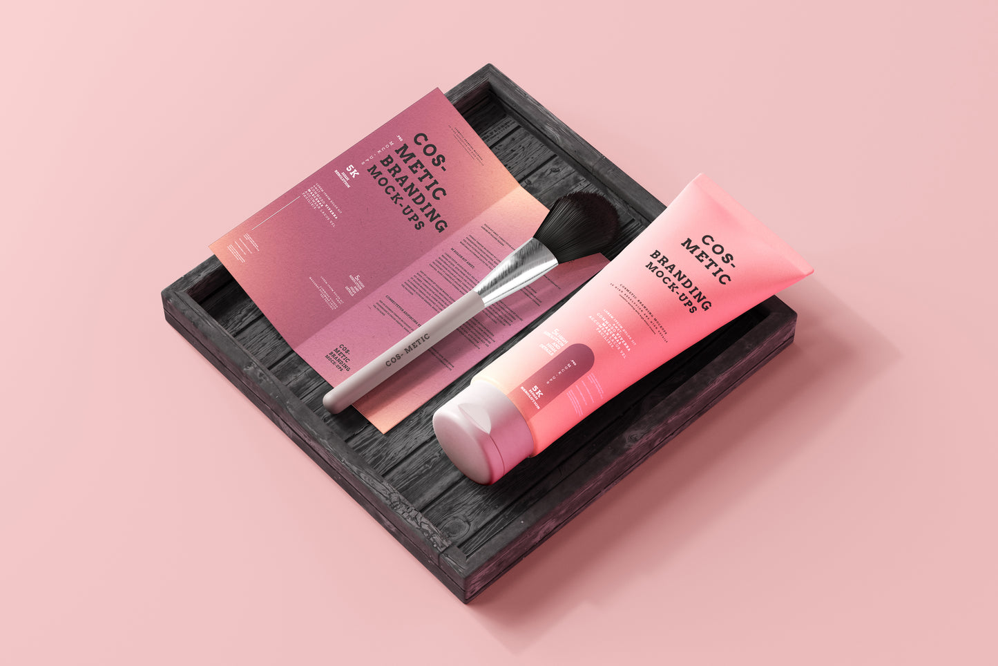 101 Cosmetic Branding Mockup Scenes