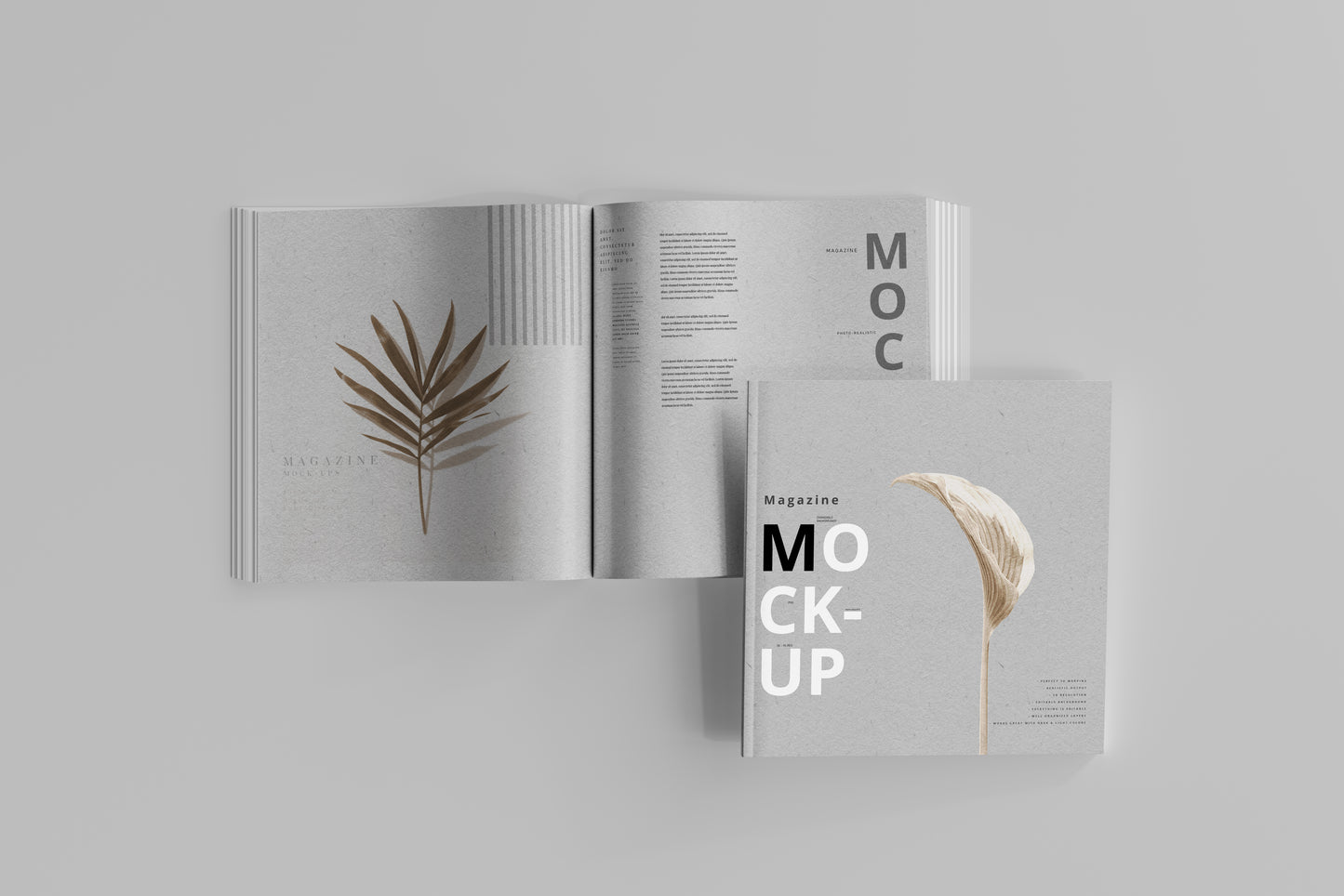 Square Magazine Mockups