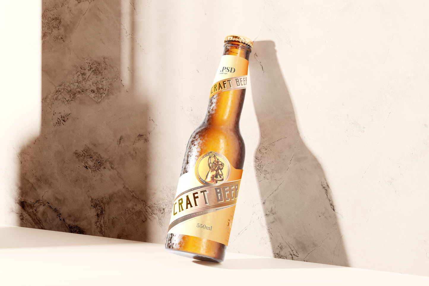 Cold Beer Bottle Mockups