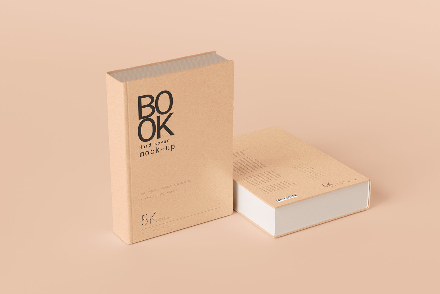 Hard Cover Book Mockups