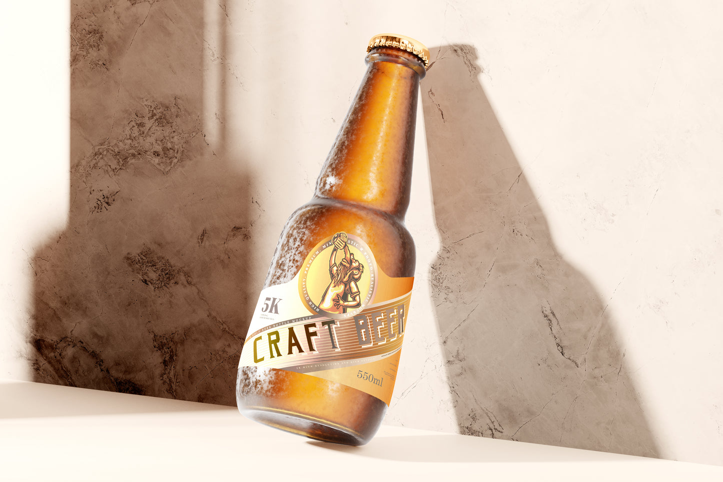 Cold Beer Bottle Mockups