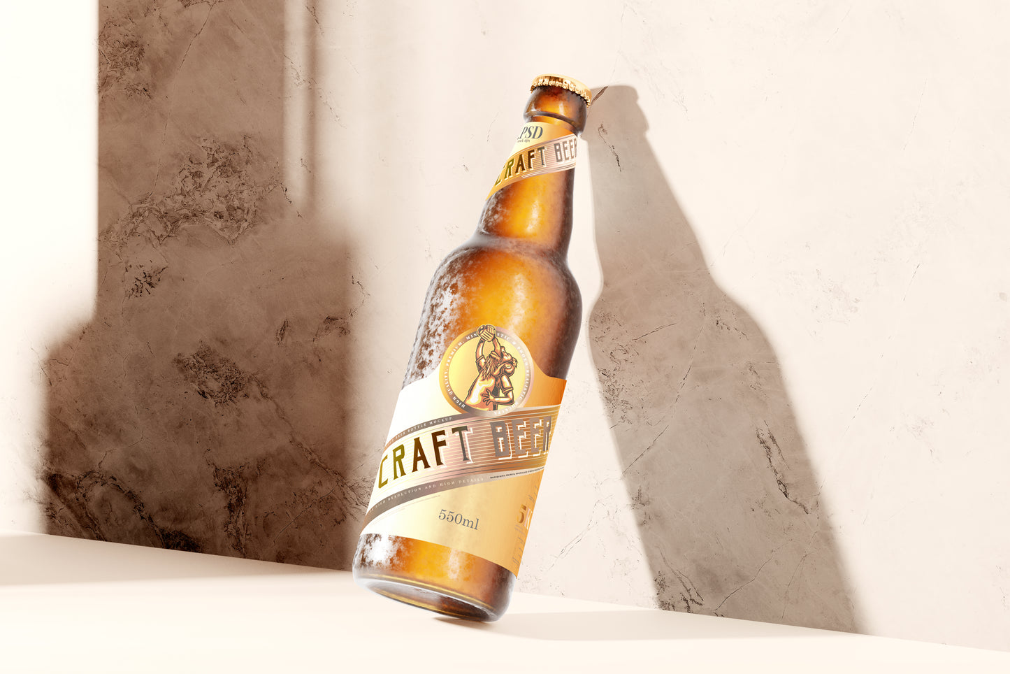 Cold Beer Bottle Mockups