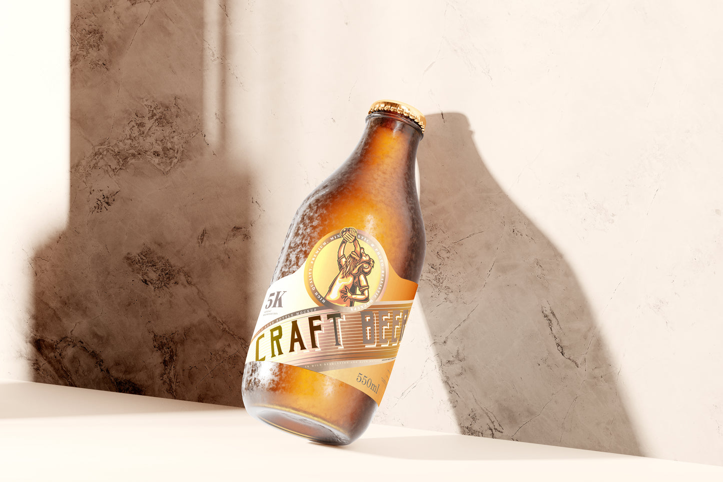Cold Beer Bottle Mockups
