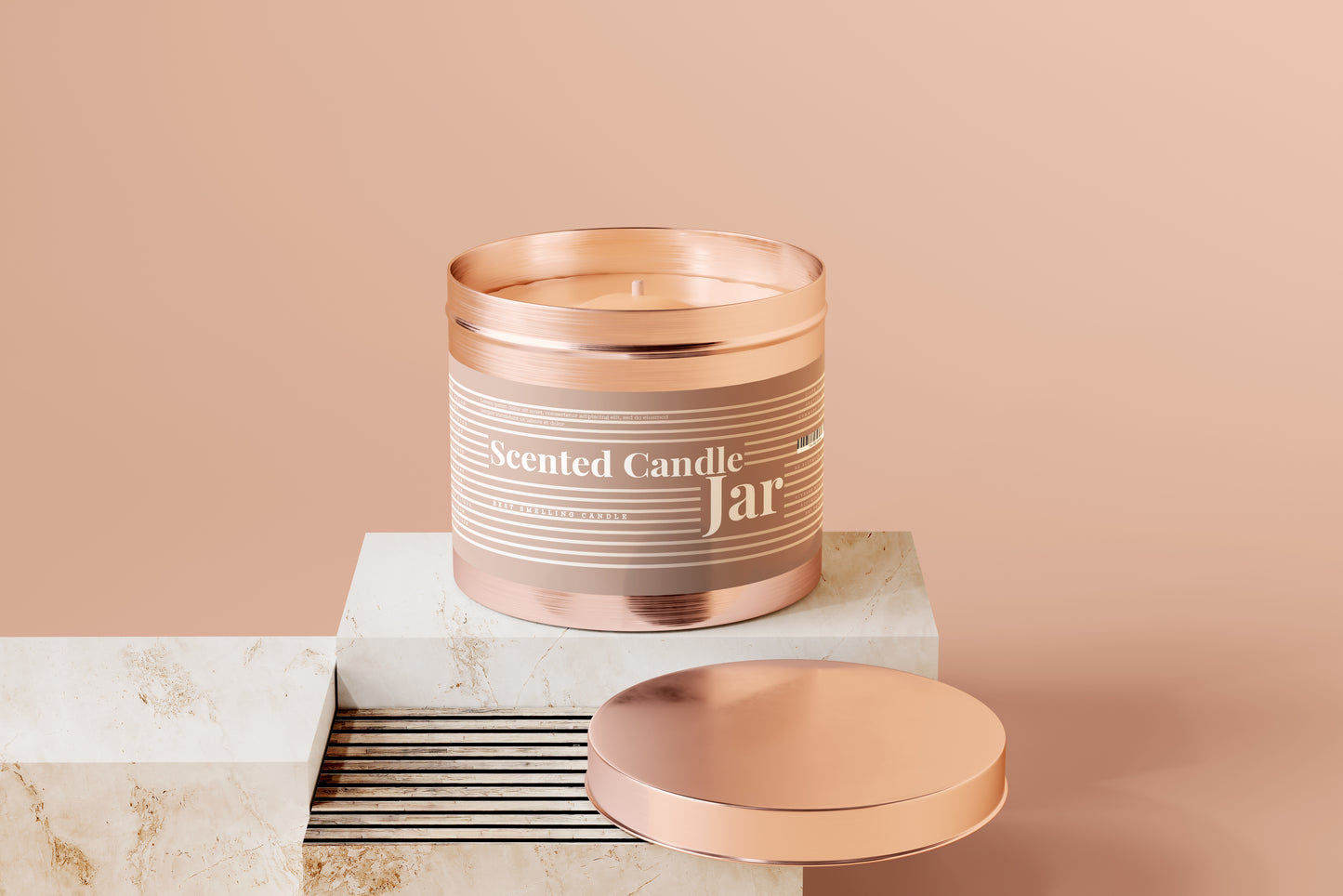 Aluminum Candle Jar Mockups