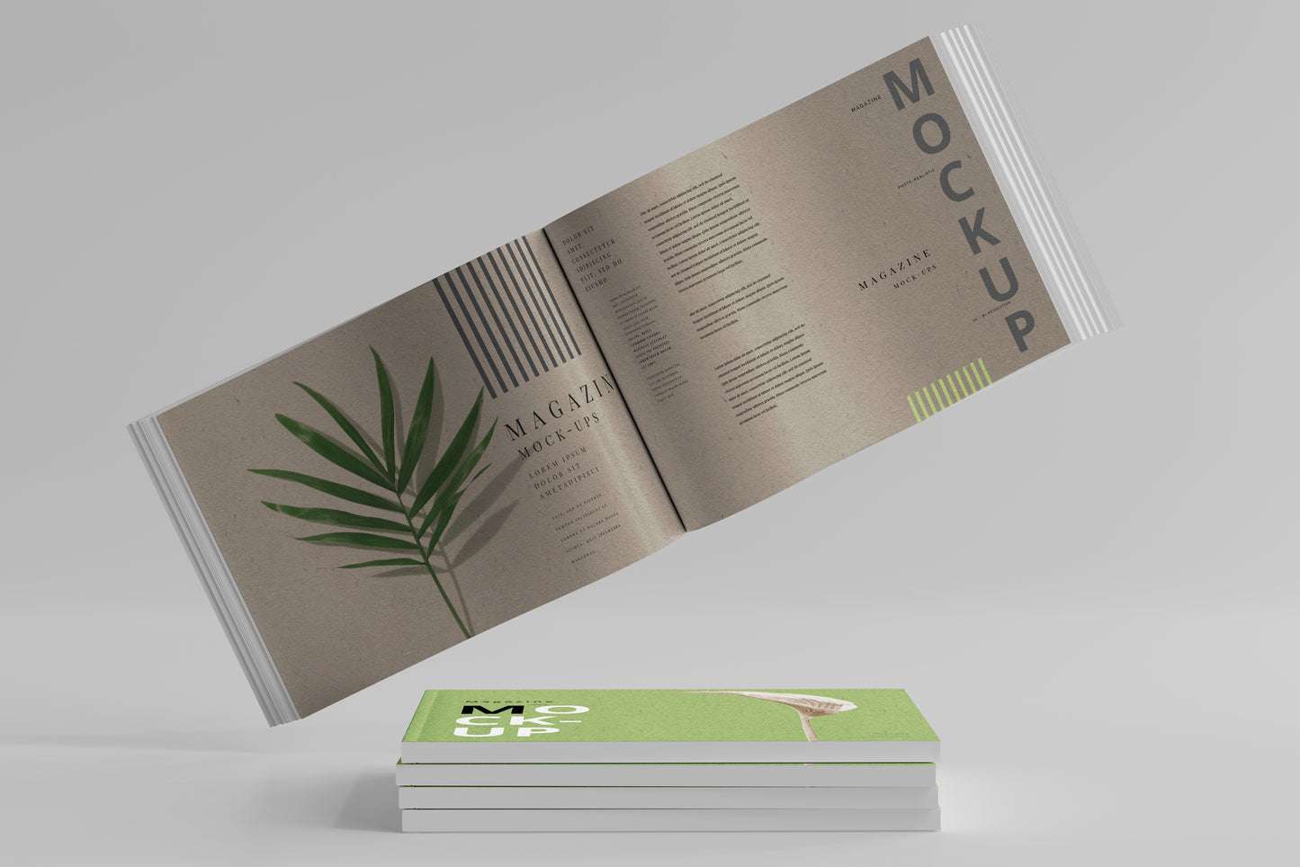 Landscape Magazine Mockups