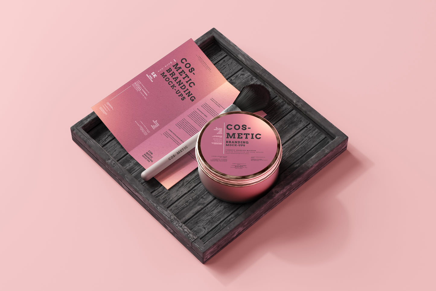 101 Cosmetic Branding Mockup Scenes