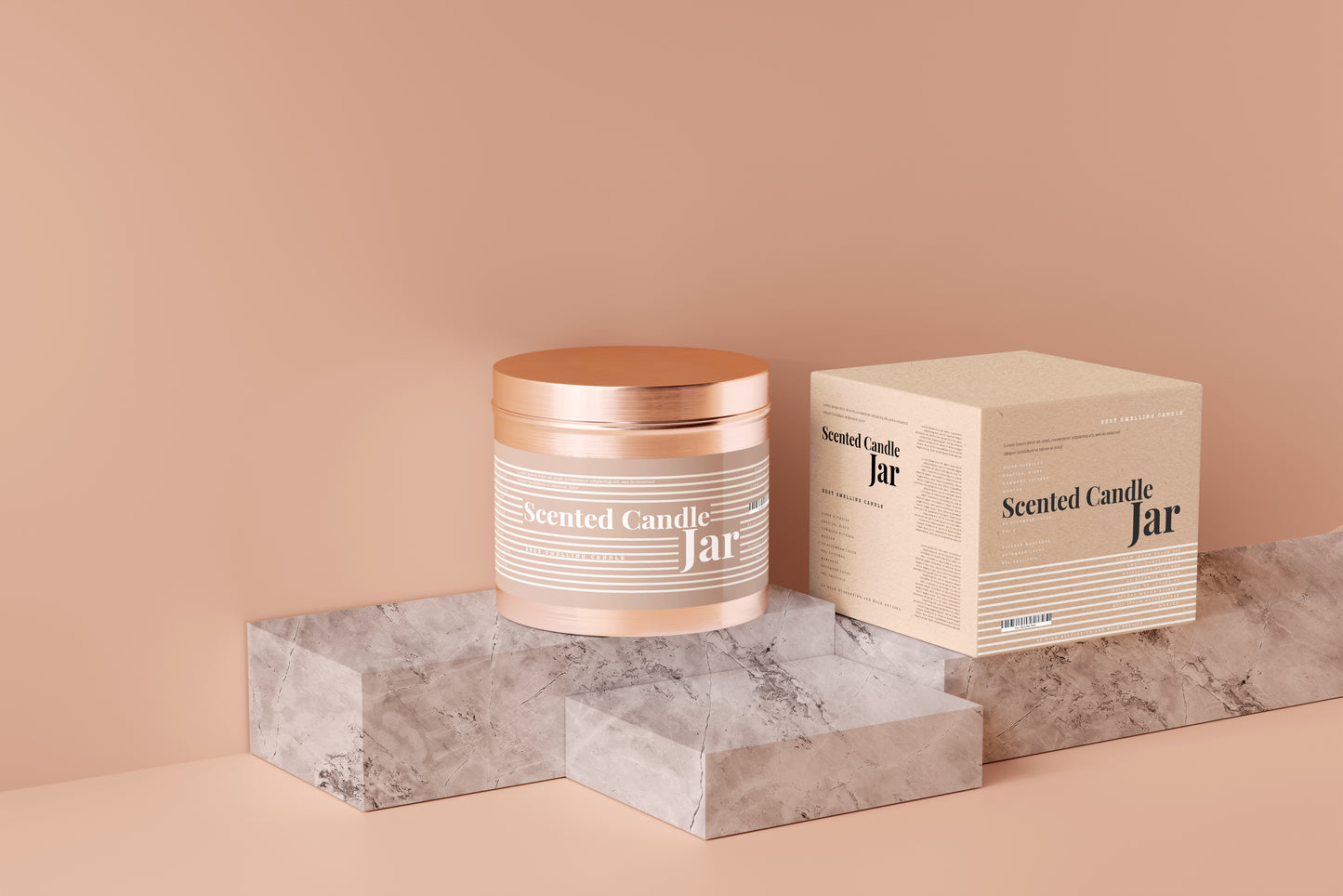 Aluminum Candle Jar Mockups