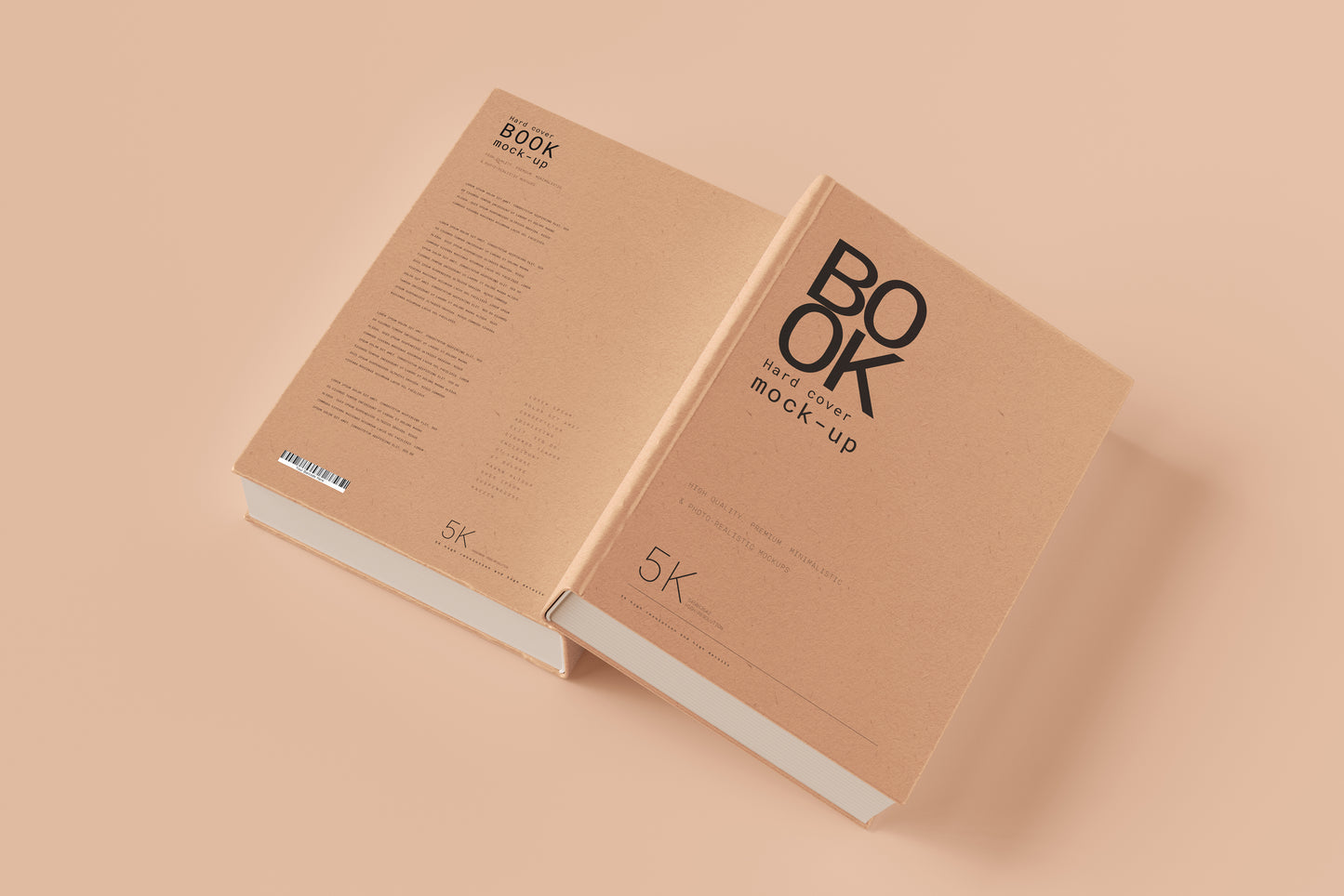 Hard Cover Book Mockups