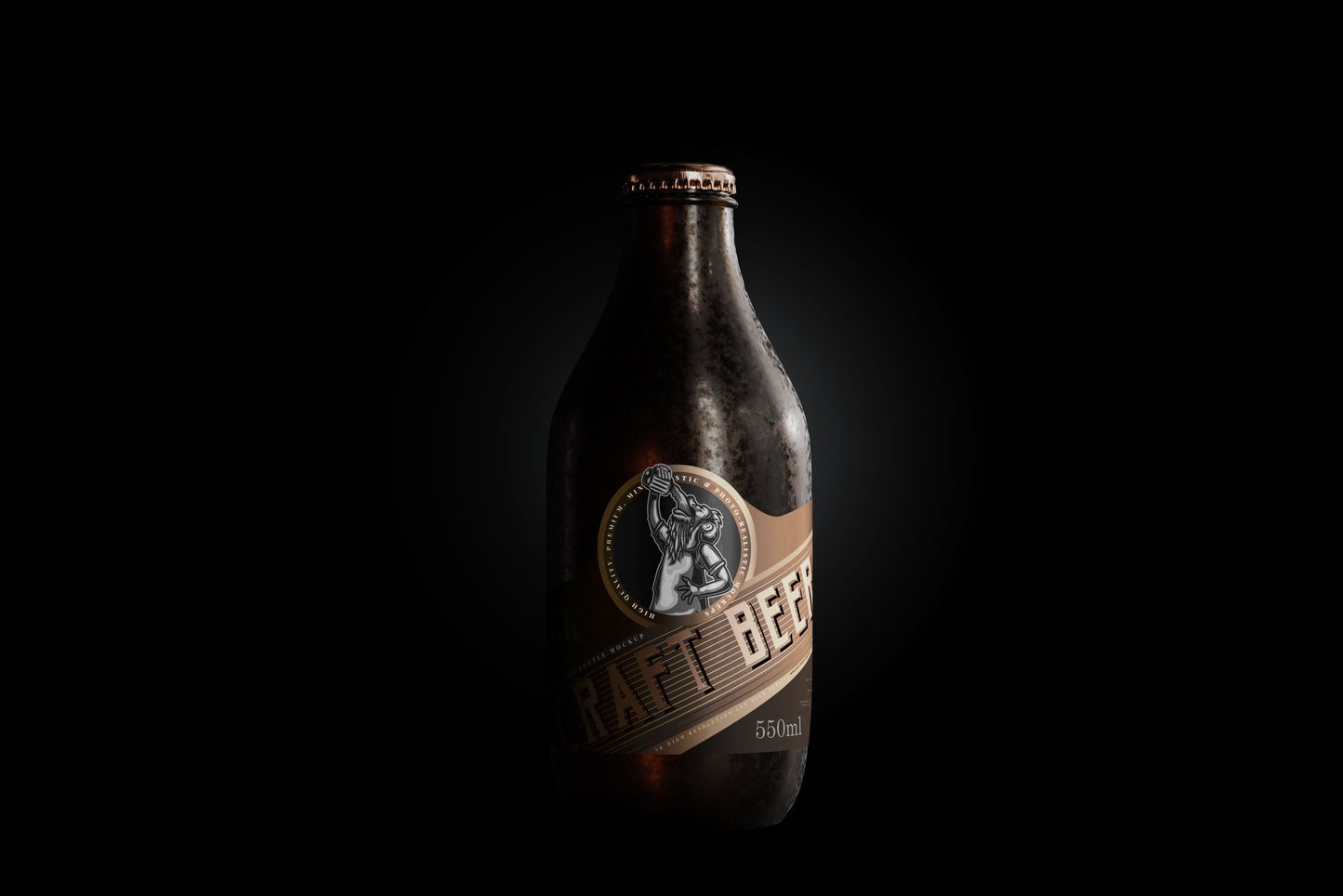 Cold Beer Bottle Mockups