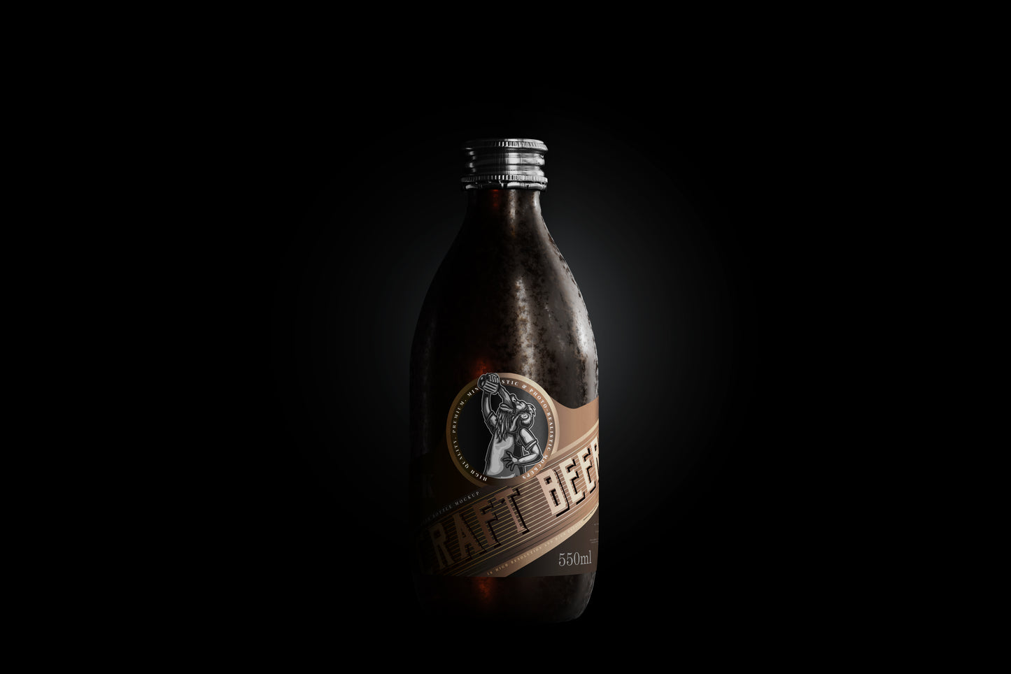 Cold Beer Bottle Mockups