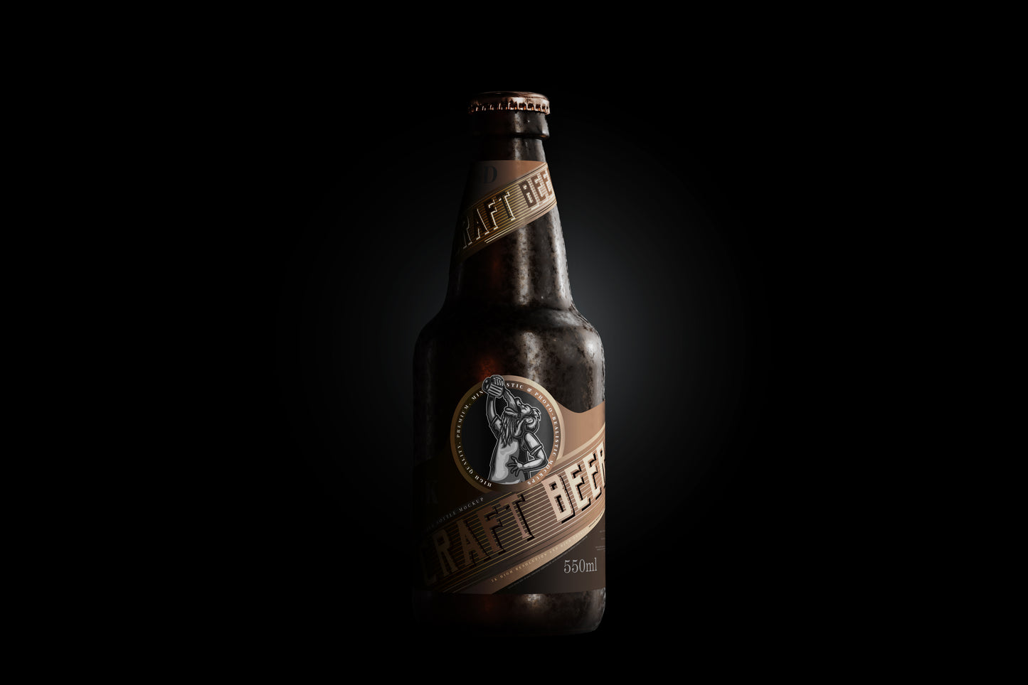 Cold Beer Bottle Mockups