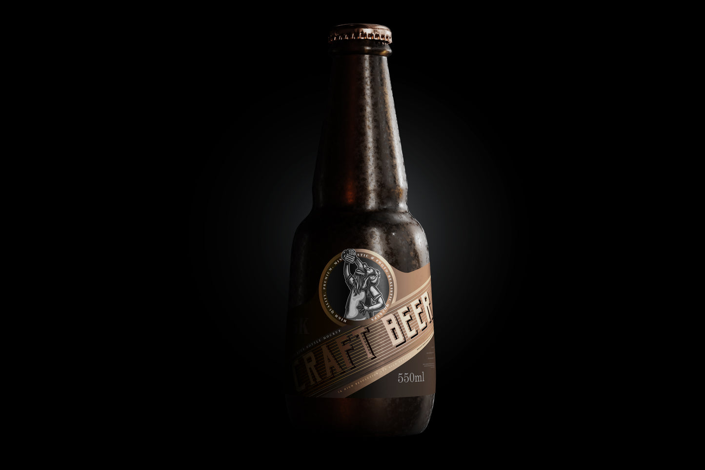 Cold Beer Bottle Mockups