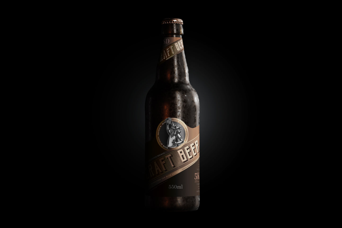 Cold Beer Bottle Mockups