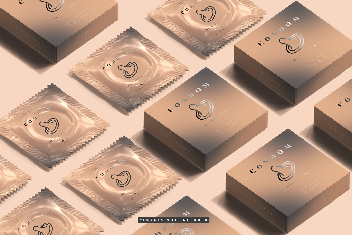 Condom Packaging Mock-up