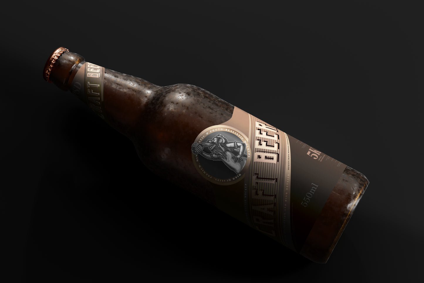 Cold Beer Bottle Mockups