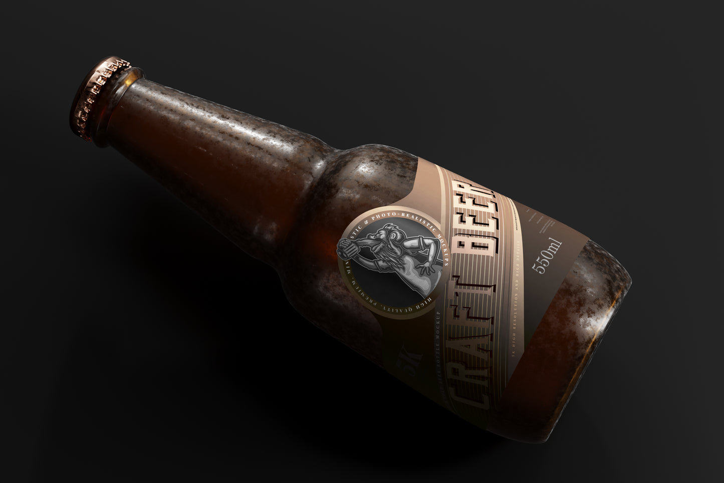 Cold Beer Bottle Mockups